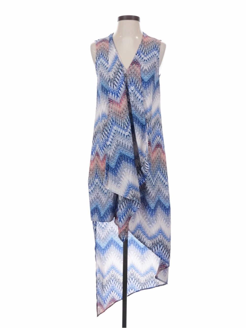 BCBGMaxAzria sleeveless, high-low dress